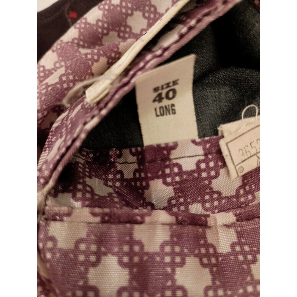 Van Gogh Knit By Brad Dawson Blazer Jacket Size 40L Purple - Picture 11 of 12